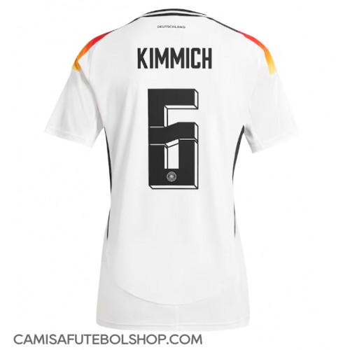 Camisa de time de futebol Alemanha Joshua Kimmich #6 Replicas 1º Equipamento Feminina Europeu 2024 Manga Curta